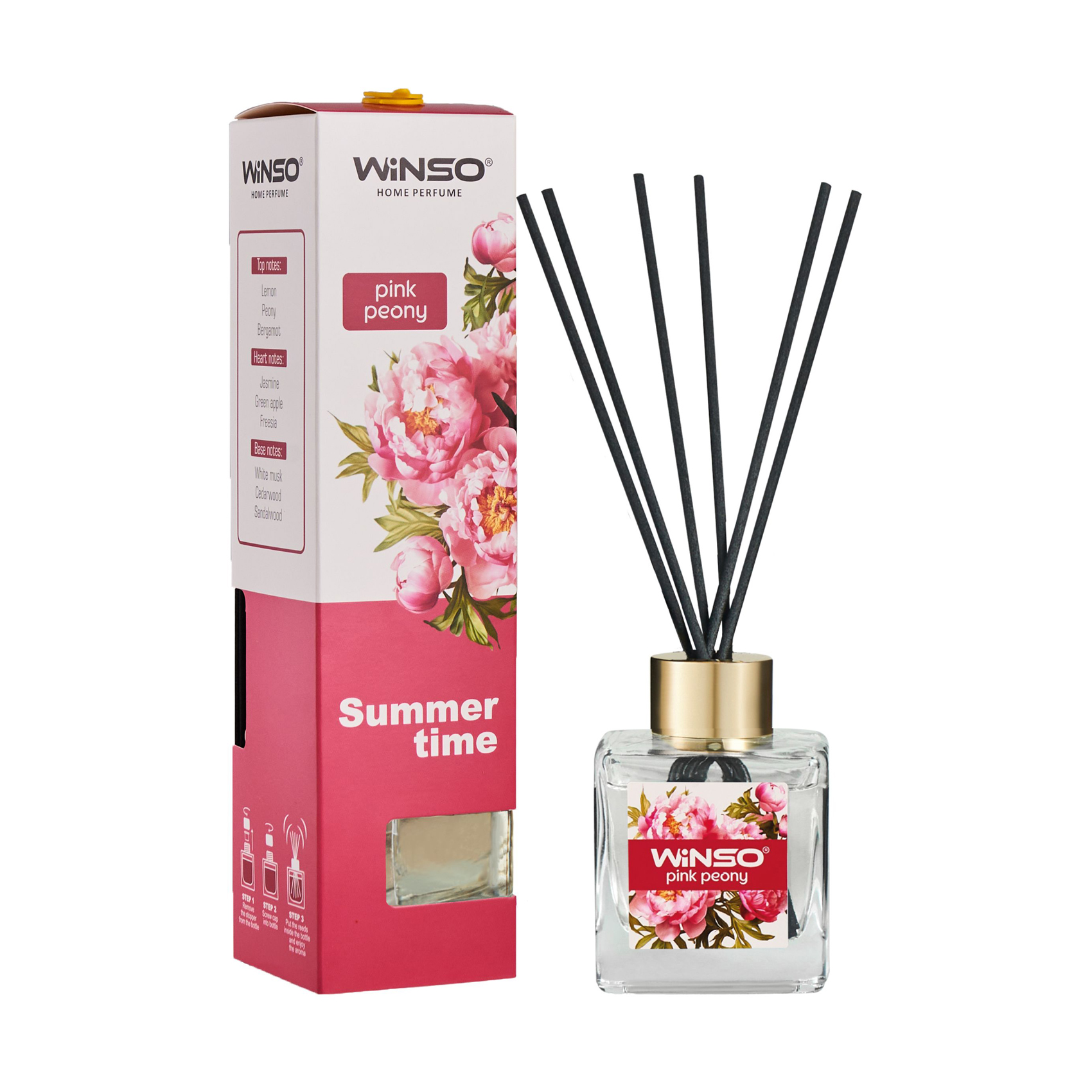 Аромадифузор Winso Summer Time Pink Peony, 50 мл